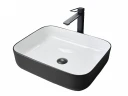 Раковина-чаша Gid Geometrico 50 Nc366 52205 цвет Белый Черный
