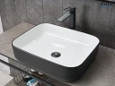 Раковина-чаша Gid Geometrico 50 Nc366 52205 цвет Белый Черный