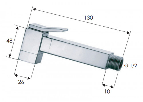 Гигиенический душ Remer 332OSDO цвет Золото глянцевое