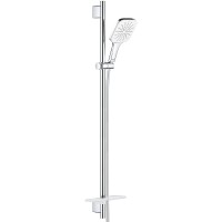 Душевой гарнитур Grohe Rainshower SmartActive 26586LS0 Белая луна Хром латунь на стену