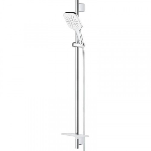 Душевой гарнитур Grohe Rainshower SmartActive 26586LS0 Белая луна Хром латунь на стену