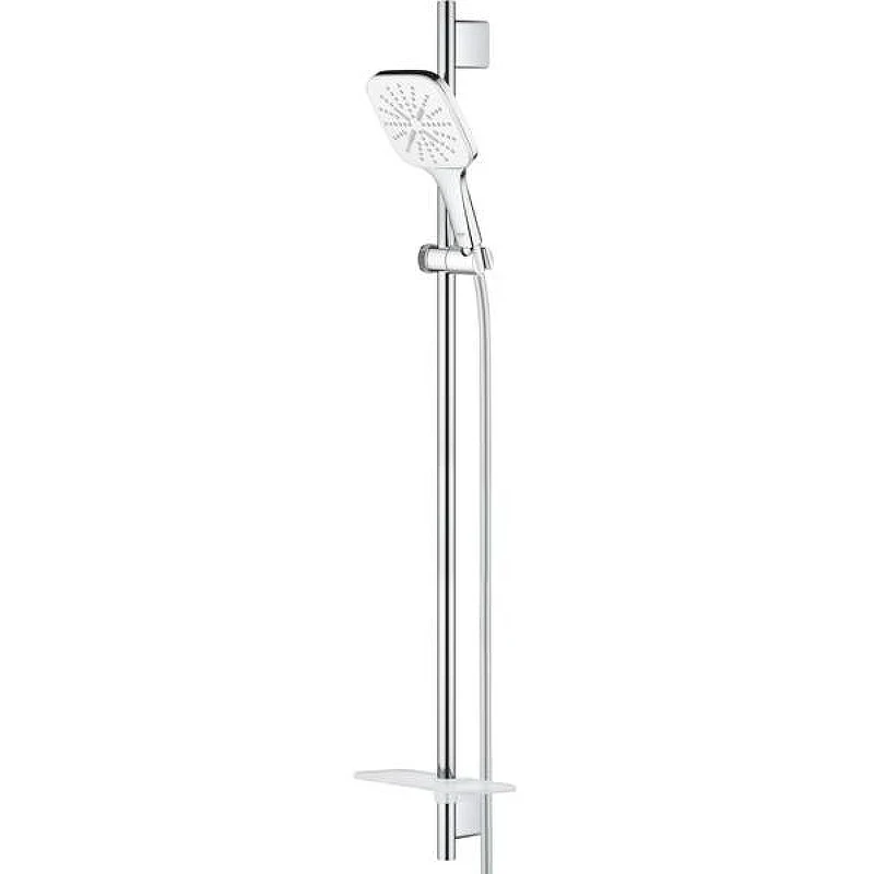 Душевой гарнитур Grohe Rainshower SmartActive 26586LS0 Белая луна Хром латунь на стену