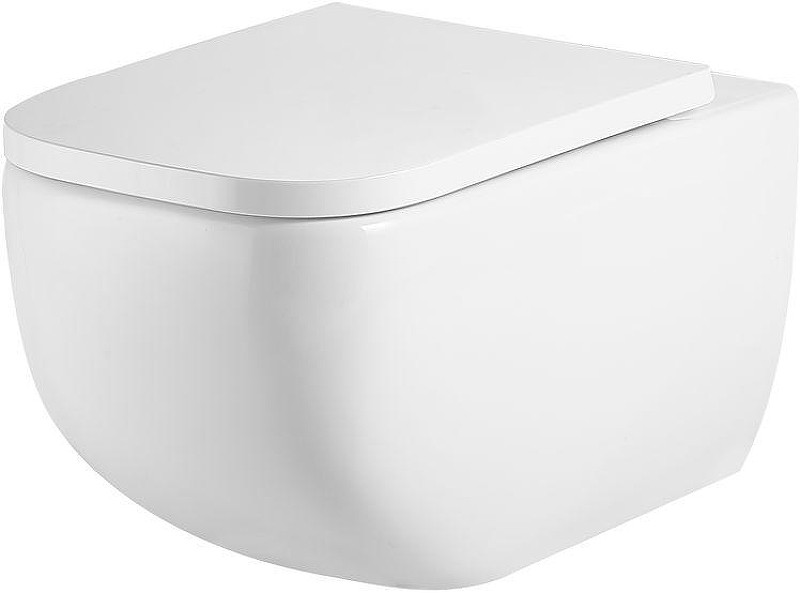 Унитаз подвесной Aquanet Trend 3.0 W Tornado 384178 цвет Белый с сиденьем Микролифт