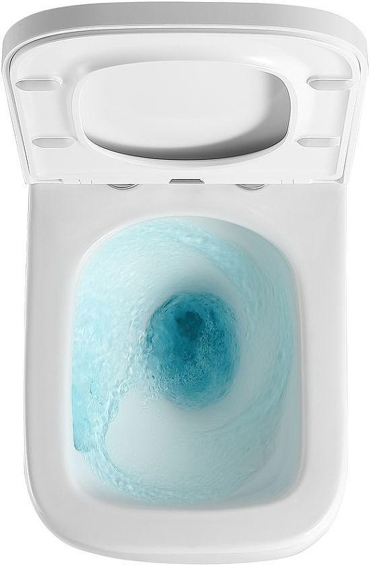 Унитаз подвесной Aquanet Trend 3.0 W Tornado 384178 цвет Белый с сиденьем Микролифт