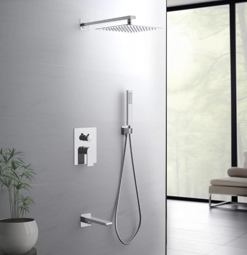 Душевая система Aquatek Лира AQ1473CR Хром латунь встраиваемый