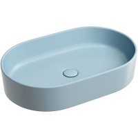 Раковина-чаша Ceramicanova Element 61 CN6048ML Голубая матовая фарфор накладная