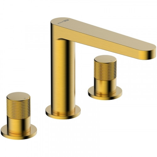 Смеситель для раковины WasserKRAFT Schunter 8235 Золото матовое латунь