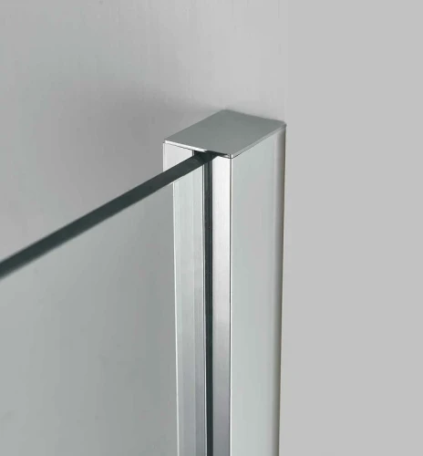 Душевой уголок Vincea Alpha 130x80 VSR-3AL8013MT профиль Хром стекло текстурное