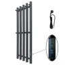 Электрический полотенцесушитель Маргроид Inaro 8 x 2.7 Inaro-8024-1049-9005R цвет Черный матовый