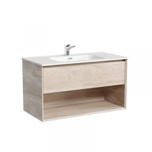 Тумба под раковину Sancos Marmi 1.0 90 MR1.090EG подвесная Дуб галифакс натуральный