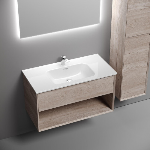 Тумба под раковину Sancos Marmi 1.0 90 MR1.090EG подвесная Дуб галифакс натуральный