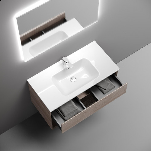 Тумба под раковину Sancos Marmi 1.0 90 MR1.090EG подвесная Дуб галифакс натуральный