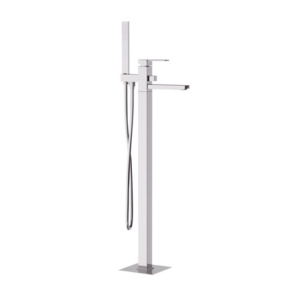 Смеситель для ванны Remer Qubica Q08 Хром на пол