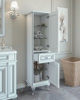 Шкаф пенал Caprigo Fresco 42 R 10650R-В016 Белый матовый МДФ / ЛДСП