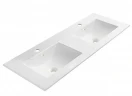 Раковина Oliveeka 120 NS2001-120 двойная цвет Белый
