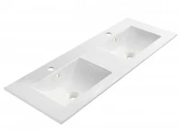 Раковина Oliveeka 120 NS2001-120 двойная цвет Белый