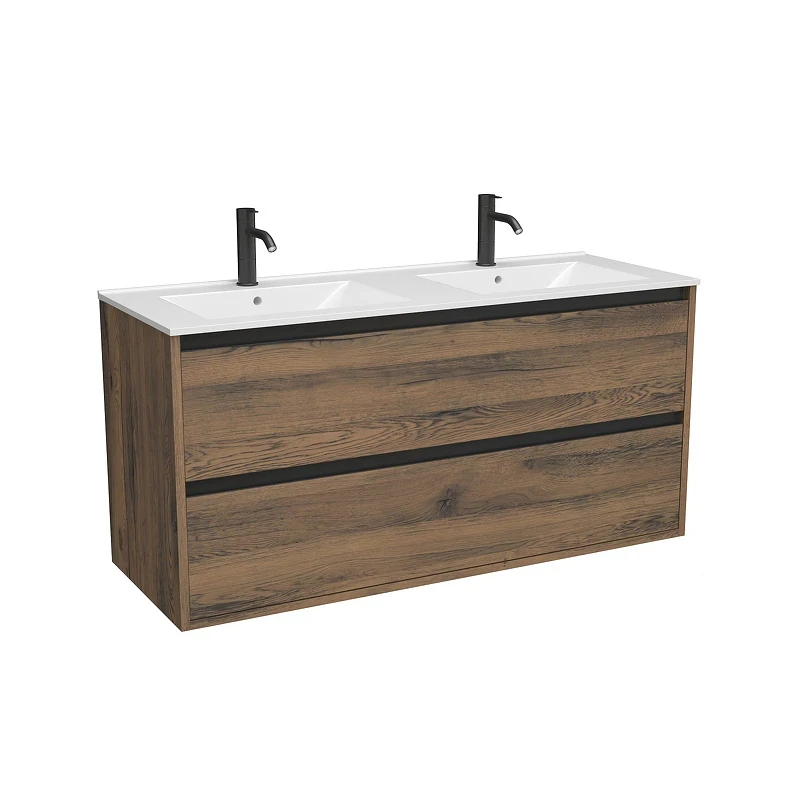 Раковина Oliveeka 120 NS2001-120 двойная цвет Белый