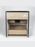 Тумба под раковину Uperwood Barsa 50 2937205252 подвесная цвет Черный матовый Дуб сонома