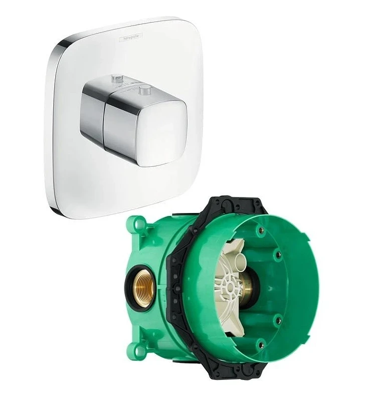 Смеситель для душа Hansgrohe PuraVida Highflow 15772000S с термостатом цвет Хром