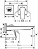 Смеситель для раковины Hansgrohe Logis 71256000S цвет Хром