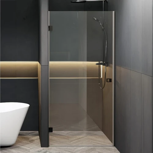 Душевая дверь Riho SZ Scandic NXT X101 88 L G00985121 профиль Черный матовый стекло прозрачное