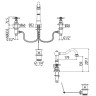 Смеситель для раковины Gattoni TRD TR096/18C0 Хром