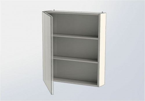 Зеркальный шкаф Aquanet Порто 60 R 195727 Белый МДФ / ЛДСП, стекло