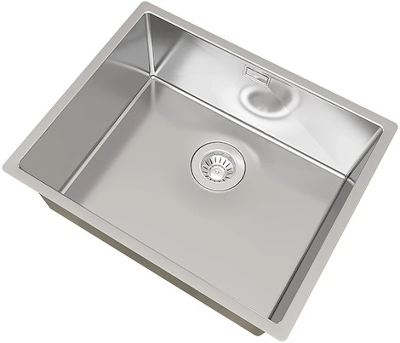 Кухонная мойка Florentina Оптима-500 OHM.500.400.В.10.S.10 Нержавеющая сталь сатинированная нержавеющая сталь встраиваемый