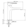 Смеситель для раковины WasserKRAFT Weida 3103 Хром латунь