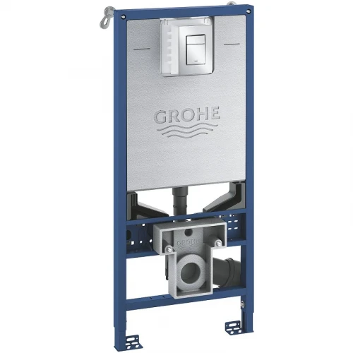 Инсталляция Grohe Rapid SLX 39603000 для унитаза с клавишей смыва Хром нержавеющая сталь