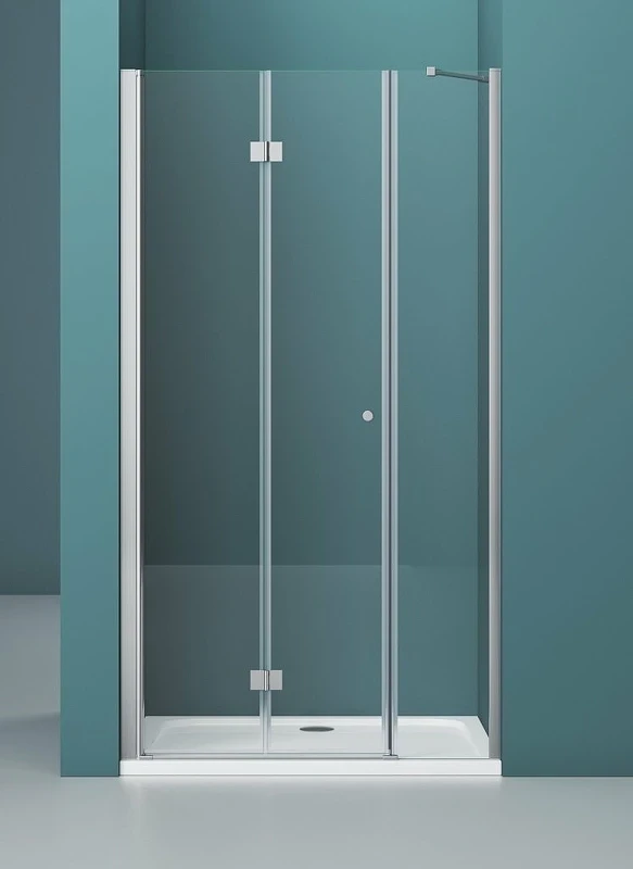 Душевая дверь BelBagno Albano 120 ALBANO-BS-13-60+60-C-Cr профиль Хром стекло прозрачное