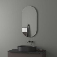 Зеркало Evoform Ledshine 100x50 BY 2697 с подсветкой 21.5 W - сенсорный выключатель - теплый белый свет стекло