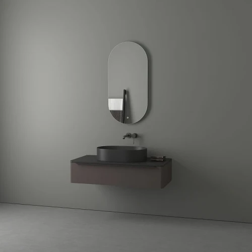 Зеркало Evoform Ledshine 100x50 BY 2697 с подсветкой 21.5 W - сенсорный выключатель - теплый белый свет стекло
