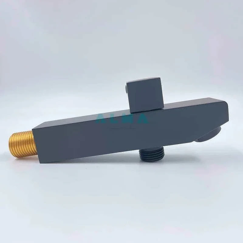Душевая система ALMAes Teivaz TVZ-1805 Черная матовая латунь встраиваемый