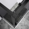 Душевой уголок Vincea Slim-N 140x90 VSR-4SN9014CGB профиль Черный стекло тонированное