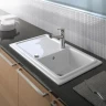 Кухонная мойка Duravit Cassia 86 7513860000 цвет Белый глянцевый