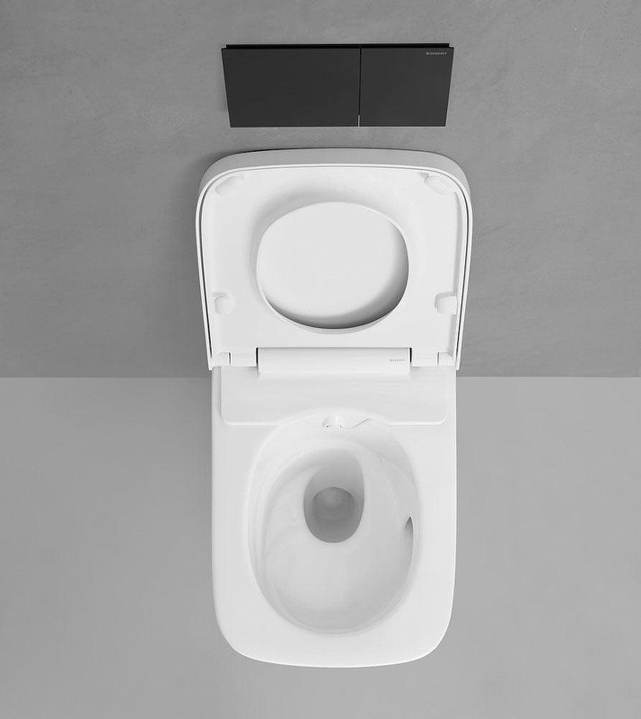 Унитаз биде Geberit AquaClean Sela Square 146.250.01.1 цвет Белый с сиденьем Микролифт