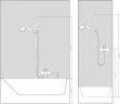 Душевой гарнитур Hansgrohe Croma 27724000 цвет Хром