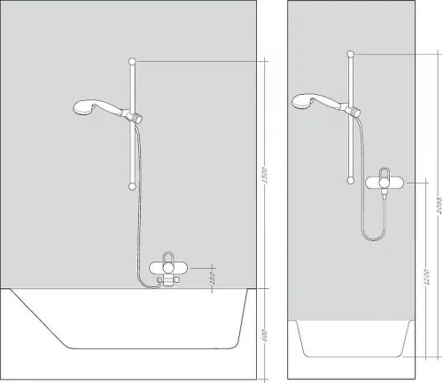 Душевой гарнитур Hansgrohe Croma 27724000 цвет Хром