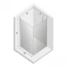 Душевой уголок New Trendy New Soleo Chrome 80х80 D-0140A/D-0087B профиль Хром стекло прозрачное