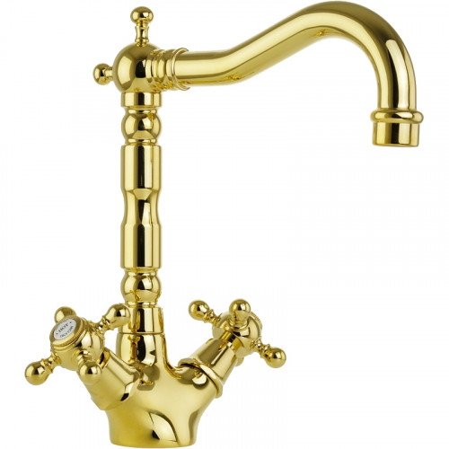 Смеситель для раковины Migliore Revival 19514 Золото латунь