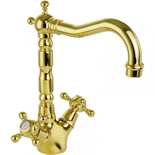 Смеситель для раковины Migliore Revival 19514 Золото латунь