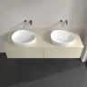 Тумба под раковину Villeroy&Boch Antao 160 L28110HJ подвесная с подсветкой цвет Silk Grey Matt Lacquer