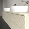 Тумба под раковину Villeroy&Boch Antao 160 L28110HJ подвесная с подсветкой цвет Silk Grey Matt Lacquer