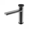 Смеситель для раковины Black&White Gravity GF-7107-GM 7107GM цвет Оружейная сталь