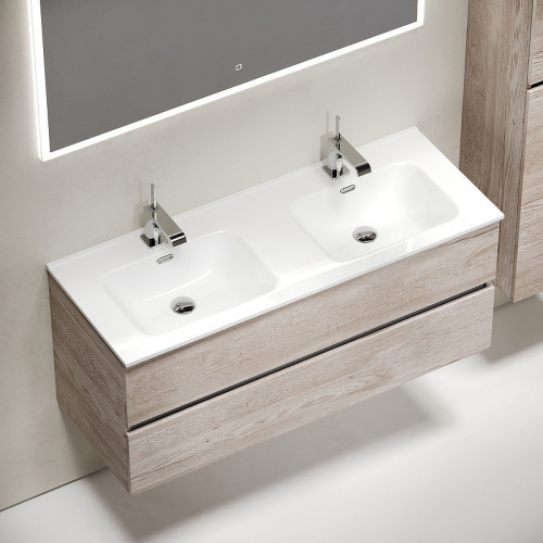 Тумба под раковину Sancos Urban 120 UR120-2EG подвесная Дуб Галифакс натуральный МДФ / ЛДСП