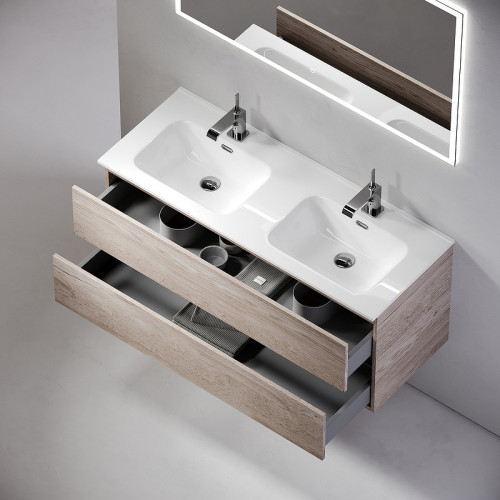 Тумба под раковину Sancos Urban 120 UR120-2EG подвесная Дуб Галифакс натуральный МДФ / ЛДСП