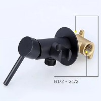 Гигиенический душ со смесителем Boch Mann Braies B СК-P07B BM10409 Черный матовый латунь встраиваемый