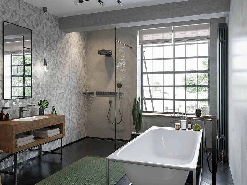 Крючок Hansgrohe AddStoris 41742670 Черный матовый