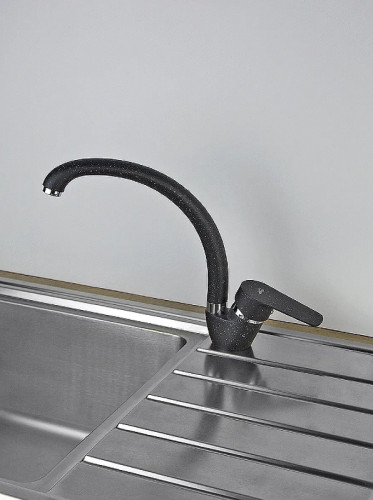 Смеситель для кухни Viko V-4524 Черный мрамор